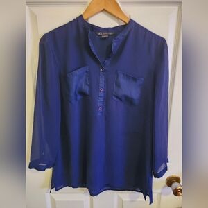 Armani Exchange Sheer Long Sleeves, size 10